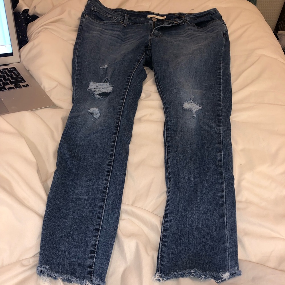 Levi’s 711 women’s skinny Jean in Hawaii Blue